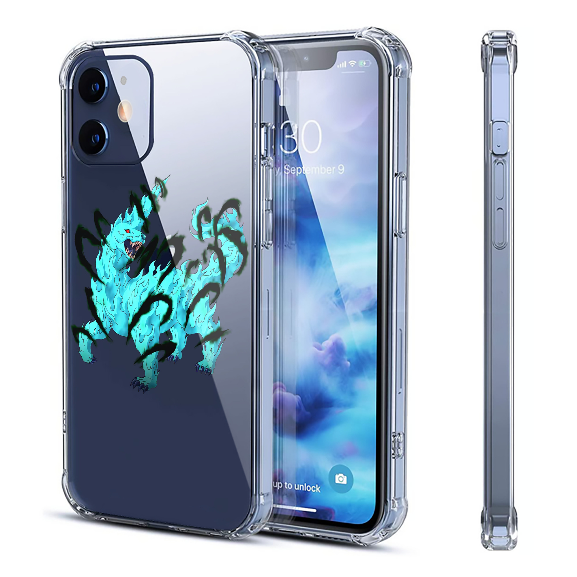 （画像用） 遊☆戯☆王 Yu-Gi-Oh! 【iPhone 12シリーズ対応】透明スマホケース（クリアソフトケース）